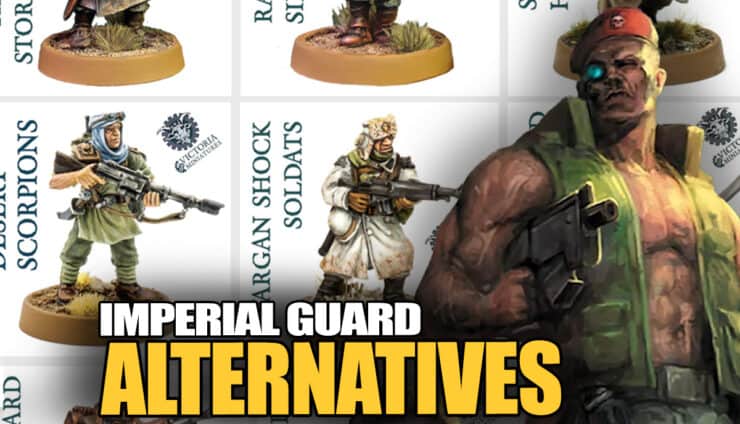 Imperial Guard Alternatives models warhammer 40k art and painted miniatures product shots featured