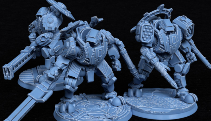 Tablehammer January Patreon Check out these detailed Tau, Dwarf, and Daemon 3d stl files and alternatives in the new January Tablehammer Patreon releases!