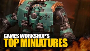 top minatures coolest warhammer all time best levithan dreadnought painted behind flames