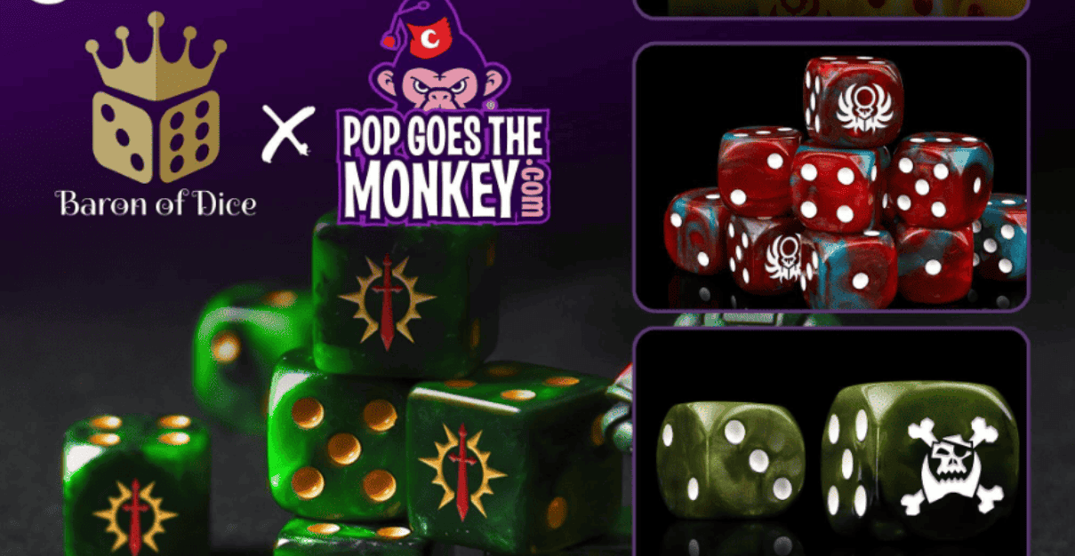 baron of dice pop goes the monkey