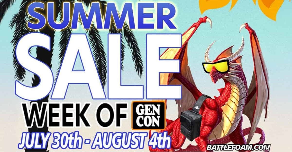 battlefoam gencon sale 2025