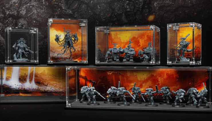 wicked brick gaming case display warhammer 40k