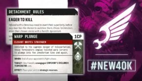 11th Edition emperors children detachments rules warhammer 40k