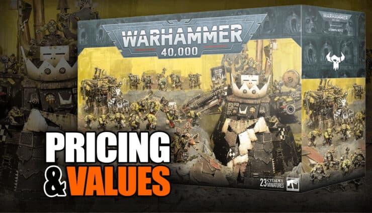 Orks stompa boyz battleforce values pricing