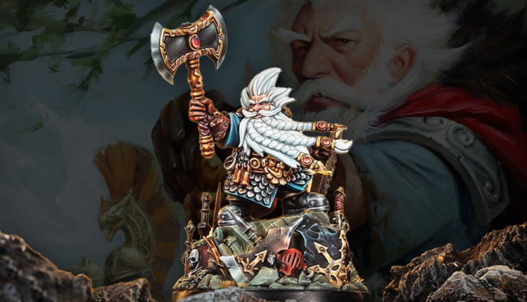 White Dwarf 500 miniature warhammer age of sigmar Grombrindal