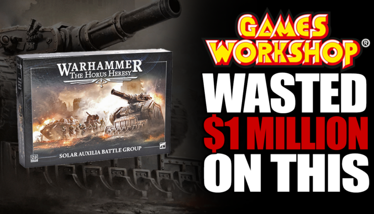 games workshop wasted one million on this