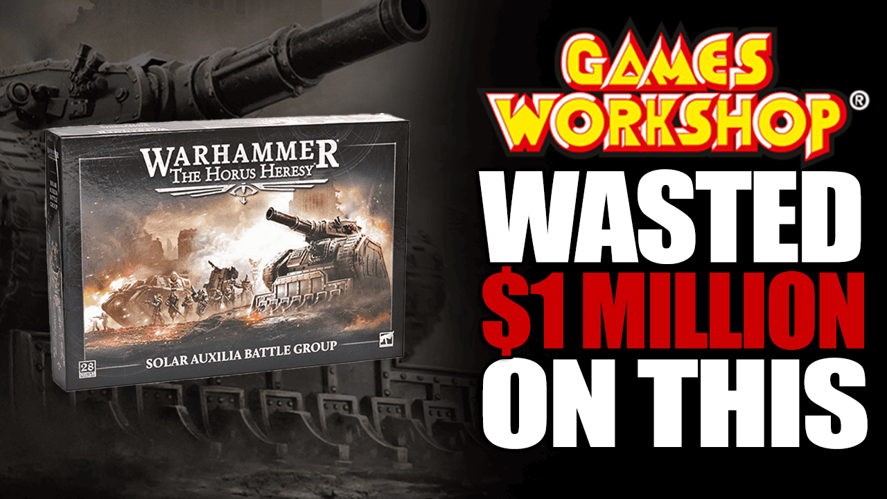 games workshop wasted one million on this