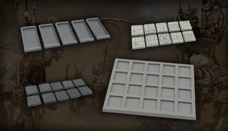 warhammer the old world bases resin converters movement trays