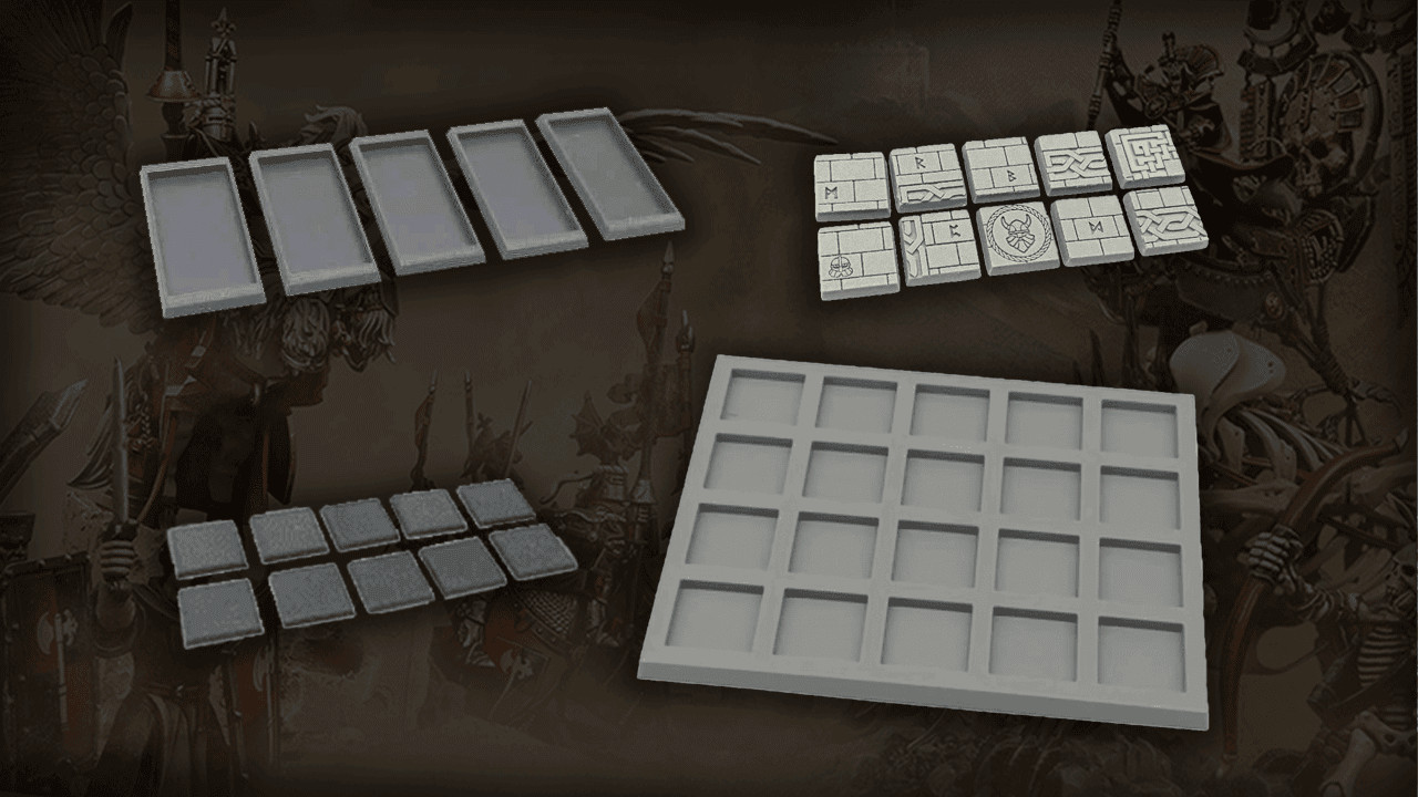 warhammer the old world bases resin converters movement trays elriks