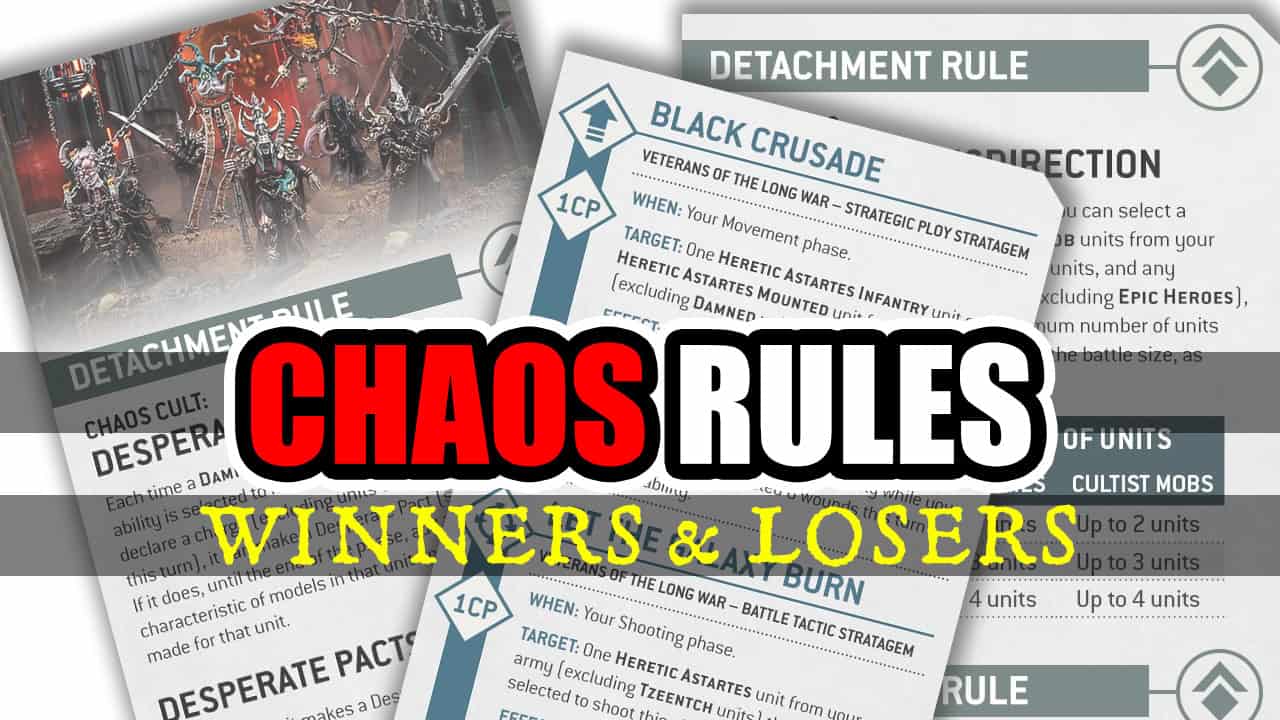 Ep. 427 - New Chaos Space Marines 40k Rules Winners & Losers