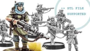 Desert Scorpions Modular Female Troops