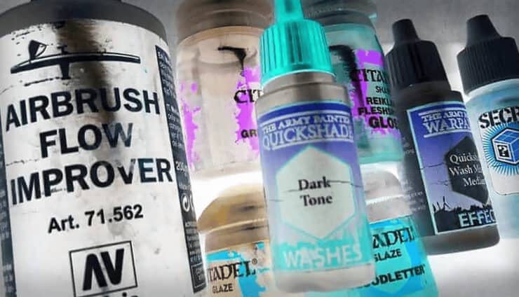 airbrush acrylic paint miniatures bottles wal hor