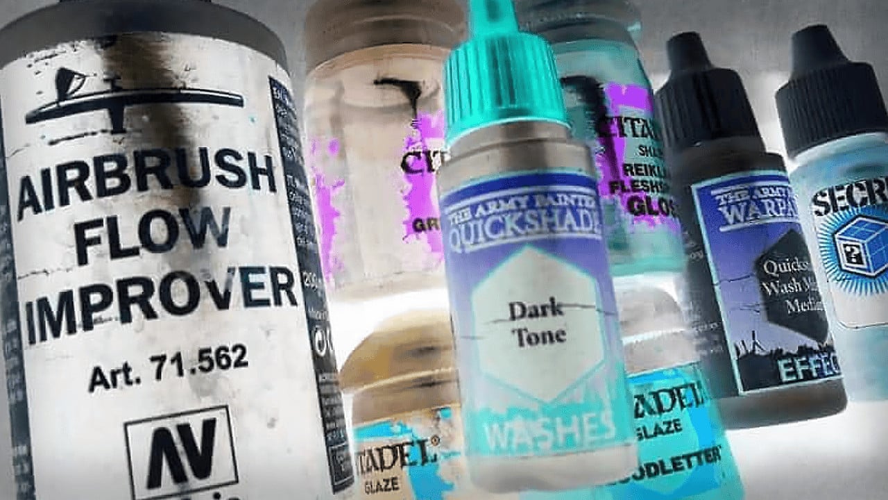 airbrush acrylic paint miniatures bottles wal hor