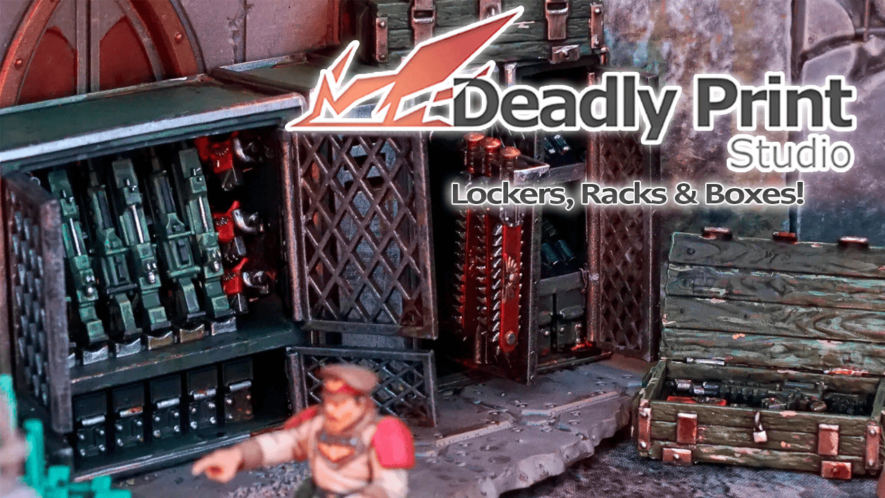 Deadly Print Studios Lockers Boxes And Crates