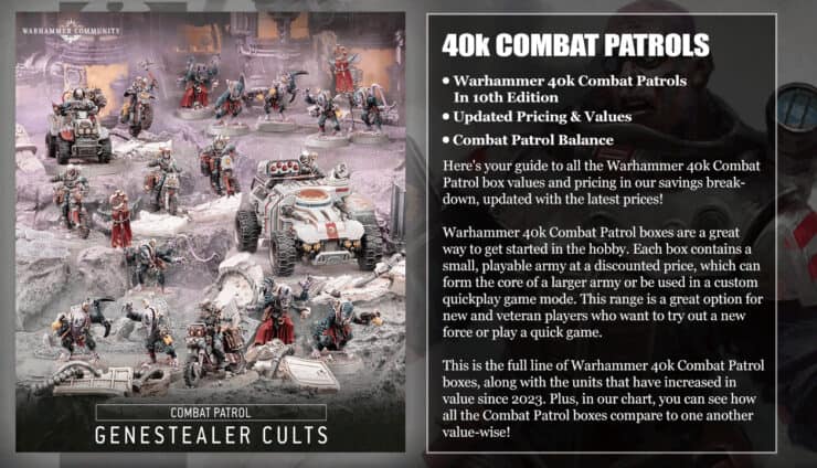 genestealer cults combat patrol value pricing