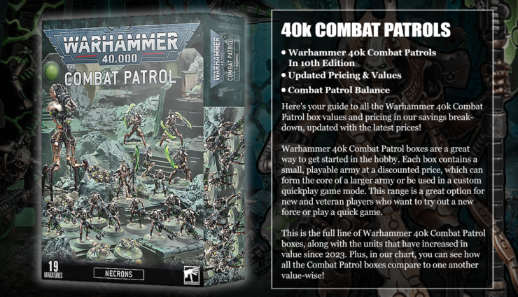 necrons combat patrol value costs pricing wal hor warhammer 40k