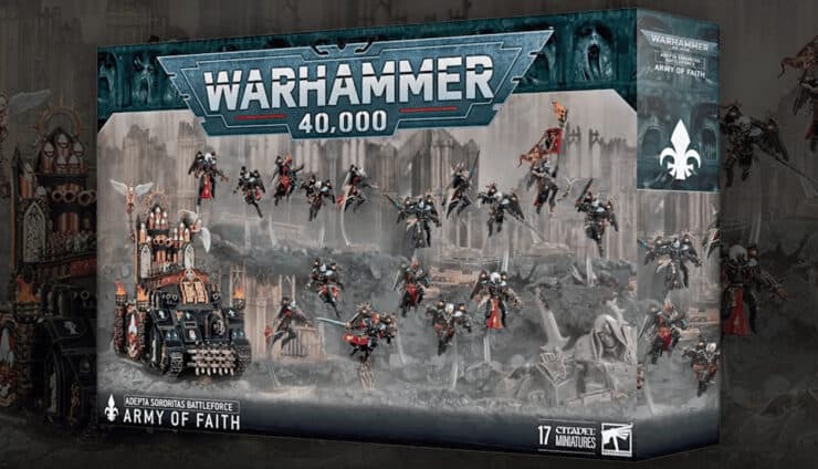 adepta sorotias battleforce army of faith hor wal