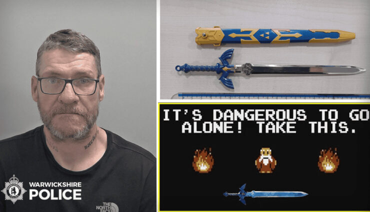 zelda master sword arrest