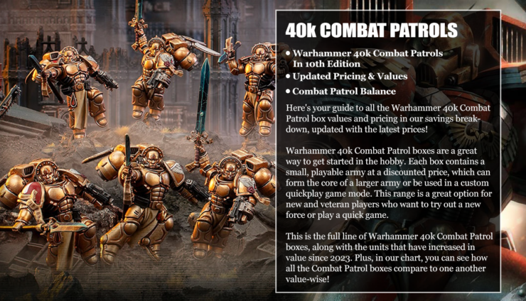 New Blood Angels Combat Patrol, Contents, Release Date, Rules, Pricing & Value