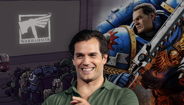 henry cavil warhammer games workshop annoucnment amazon titus space marine secretlevel show Henry Cavill Warhammer 40k Amazon TV show movie