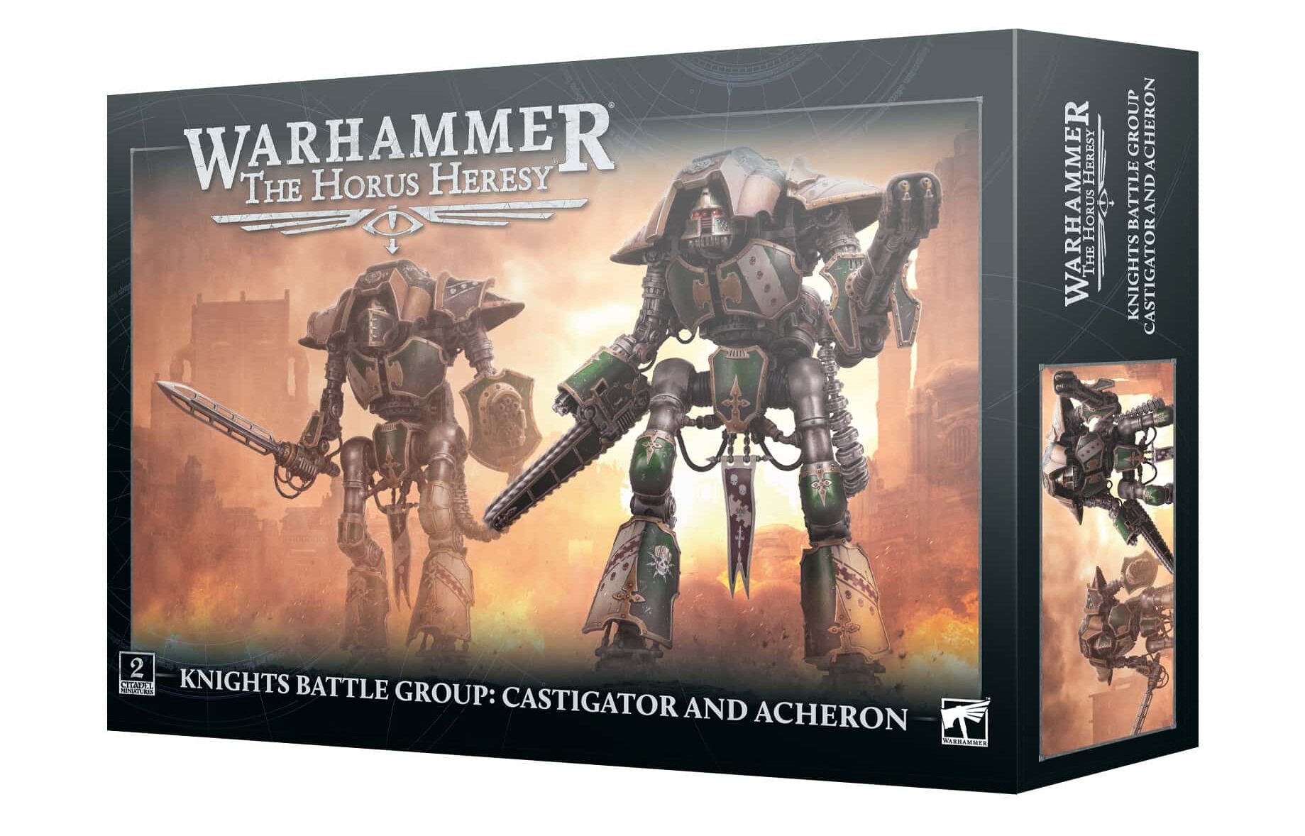 Knight Battle Group- Castigator and Acheron box games workshop new releases upcoming 40k games