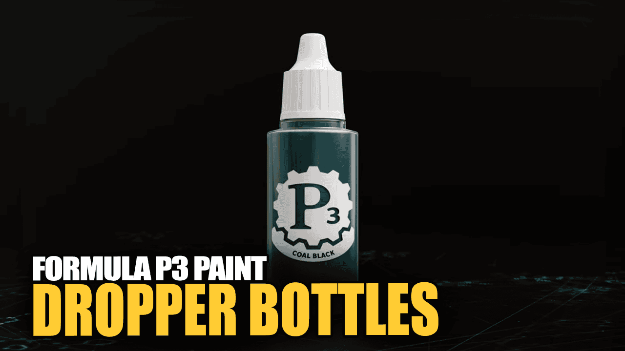 p3 paint dropper bottles