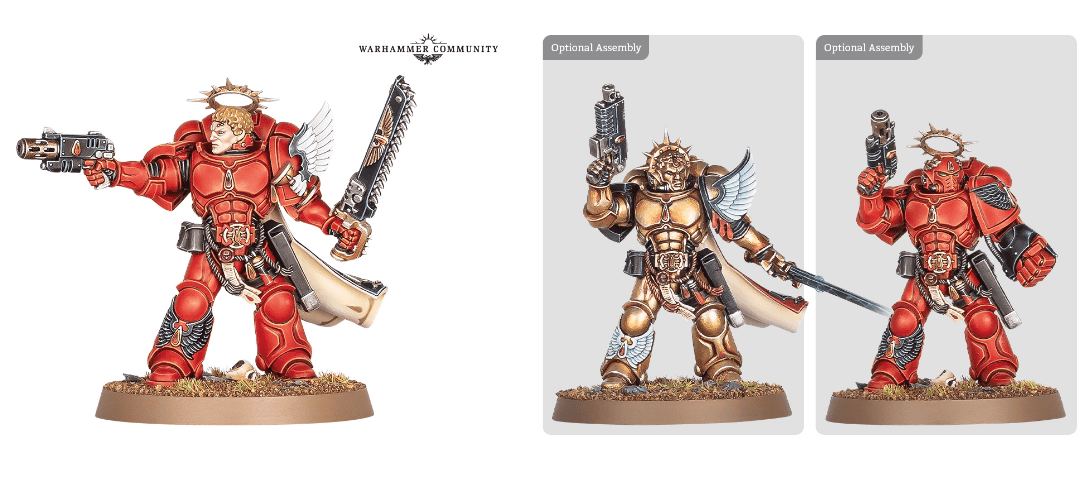 Blood Angels: Captain – Warhammer 40k Miniature, Brand New Unassembled, 41-23