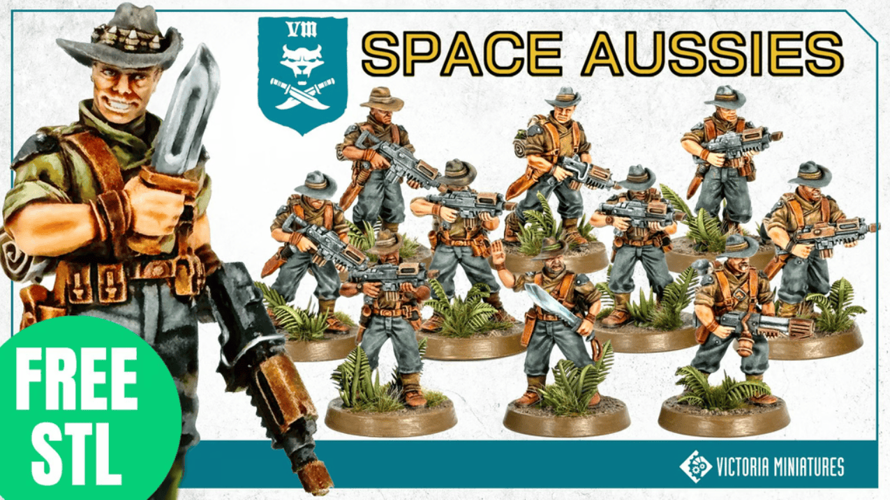 Space Aussies STL Files