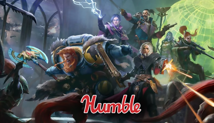 humble bundle warhammer 40k rogue trader logo