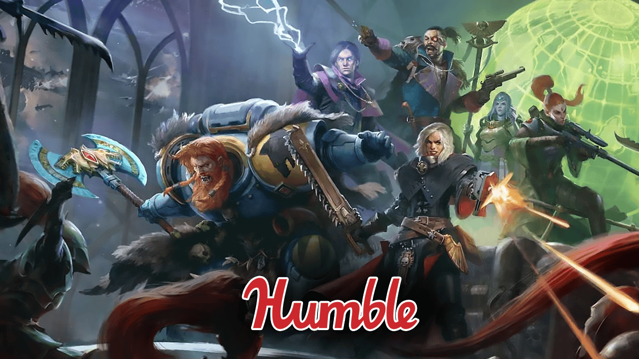 humble bundle warhammer 40k rogue trader logo