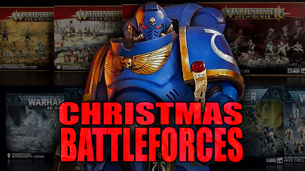 New Warhammer 40k & AoS Christmas 2024 Battleforces Boxes Revealed