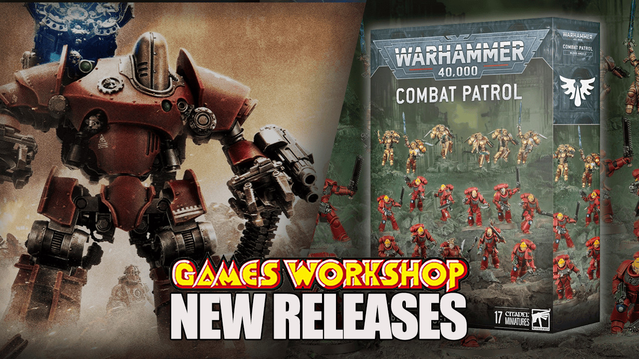 Blood Angels Combat Patrol Warhammer 40K - Set Miniature Sigillato, Non Assemblate