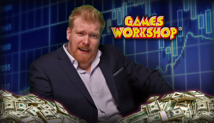 Games Workshop chairman CEO James workshop from youtube company logo finance stocks