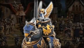 the old world empire of man preview releases new knightly order with terrain and field of models behind