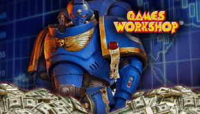 GW stock finacne space marine behind a pile of money stock ticker wal hor