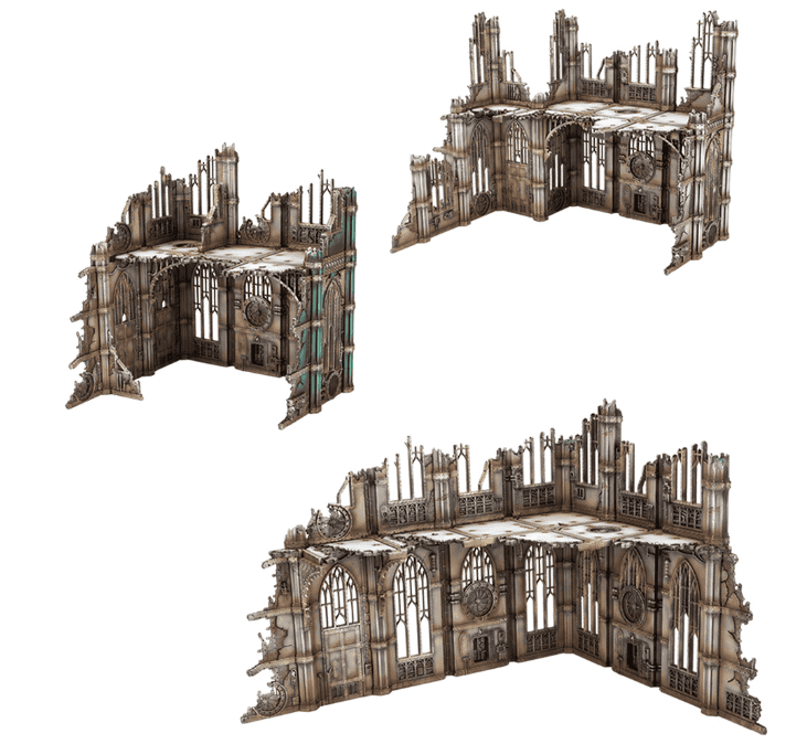 Warhammer 40k Sector Imperialis 25mm80枚 Warhammer 40k Terrain - Sector Imperialis Basilicanum