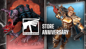 Warhammer store anniversary in 2025 new miniatures painted