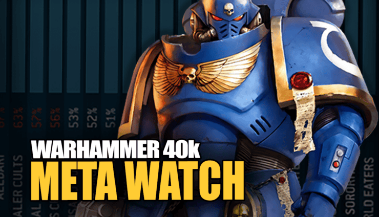 meta watch 40k primaris space marine art in front of win rates graphs wal hor