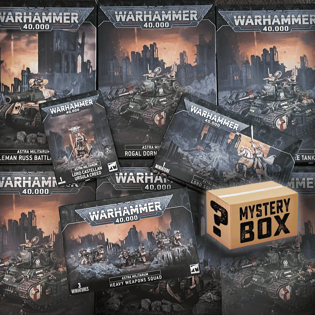 D&D Miniatures Mystery Box - Unpainted Grey Resin Miniatures From We Print Miniatures (UK)