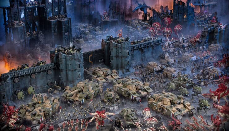 a picture of the new astra militarum regiments