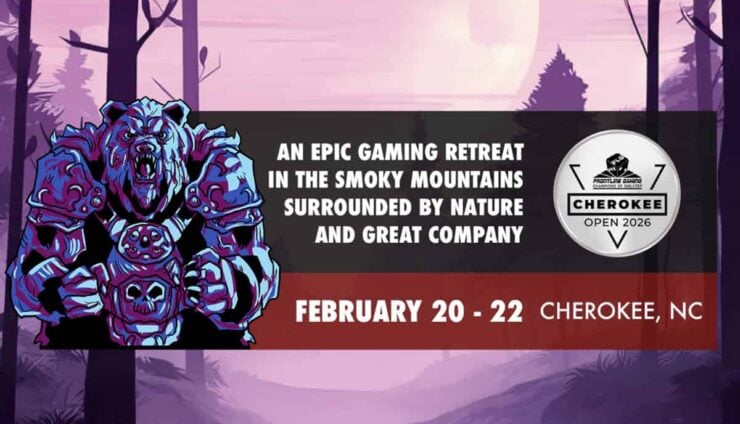 frontline gaming cherokee open header image with schenic backgroun of smokie mountains 1