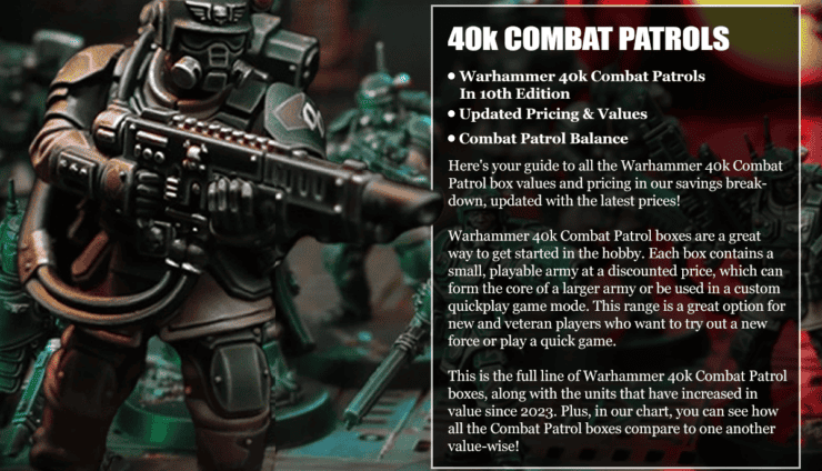 new combat patrol for astra miliatru kasrkin models 1