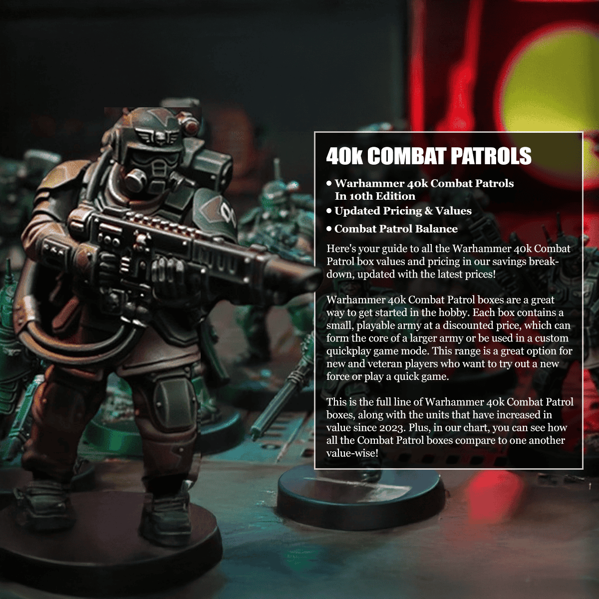 new combat patrol for astra miliatru kasrkin models 1