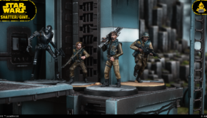 A picture of the star wars shatterpoint cassian andor squad