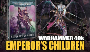 40k Emperor's Children Faction painted fulgrim and codex book pic