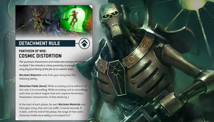 Pantheon of Woe necron detachment warhamer 40k