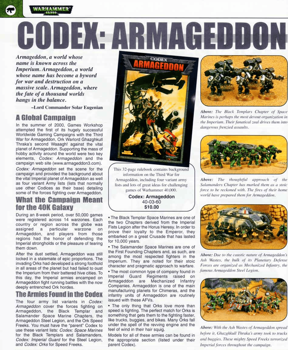 codex armageddon intro