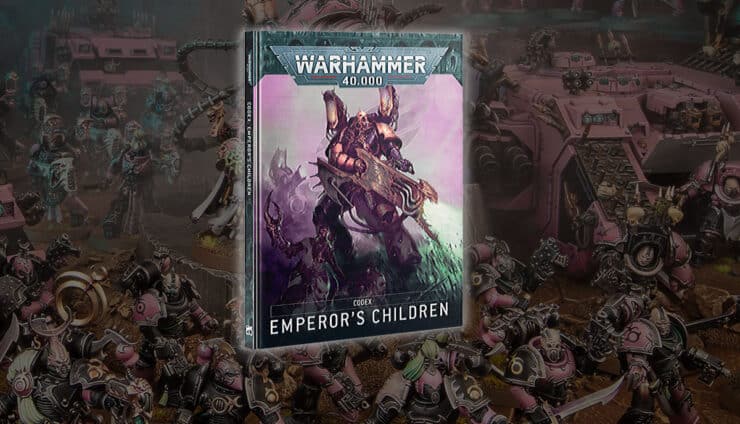 emperor's children codex rules product background of painted models detachment rules