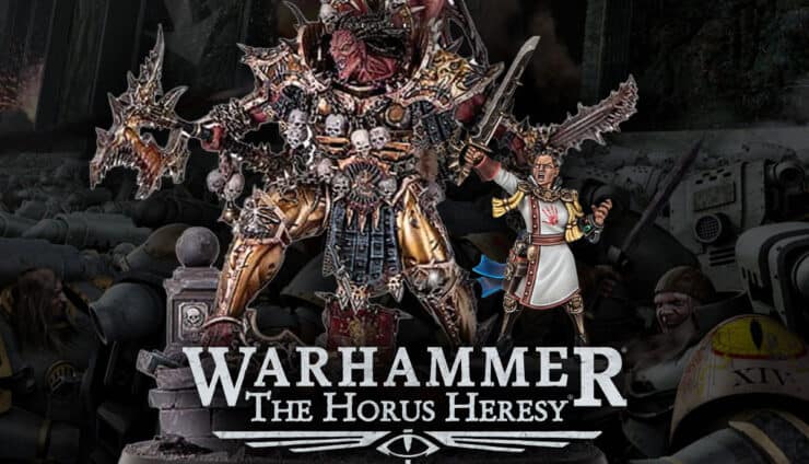 horus heresy painted images of angron transfigured and lotara