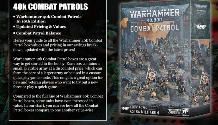 new astra militarum combat patrol value pricing box product image